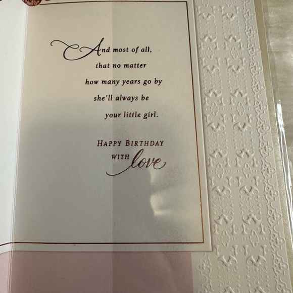 🧡10/$10 Elegant Floral Daughter Card - Picture 4 of 5